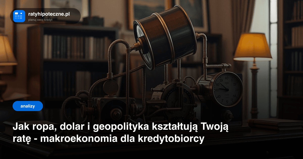 Jak ropa, dolar i geopolityka kształtują Twoją ratę - makroekonomia dla kredytobiorcy